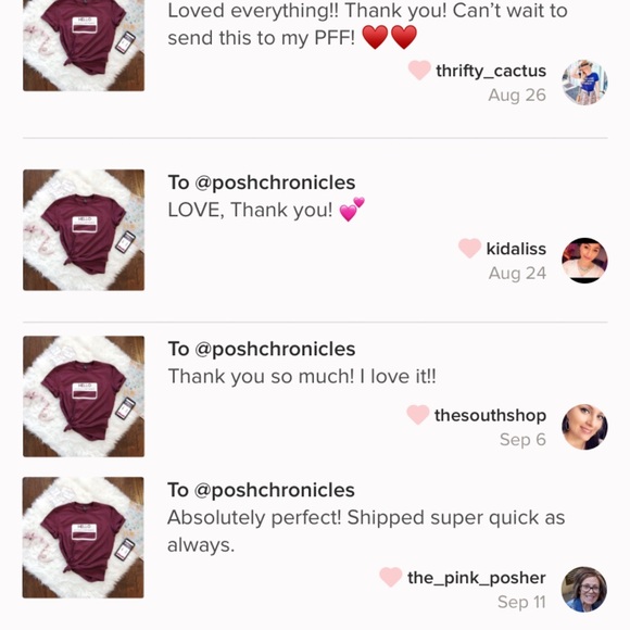 HELLO MY POSH CLOSET NAME IS TSHIRT SZ 2 & 3 XL - Picture 4 of 4